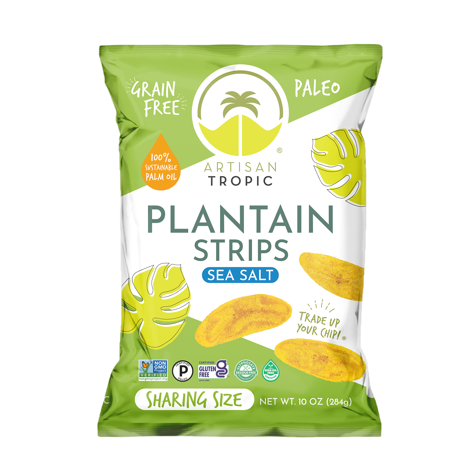 Artisan Tropic Sea Salt Plantain Strips (10 Ounce)