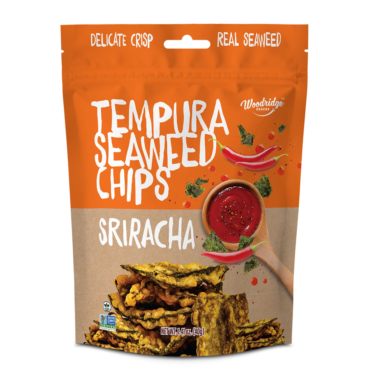 Woodridge Snacks Sriracha Tempura Seaweed Chips