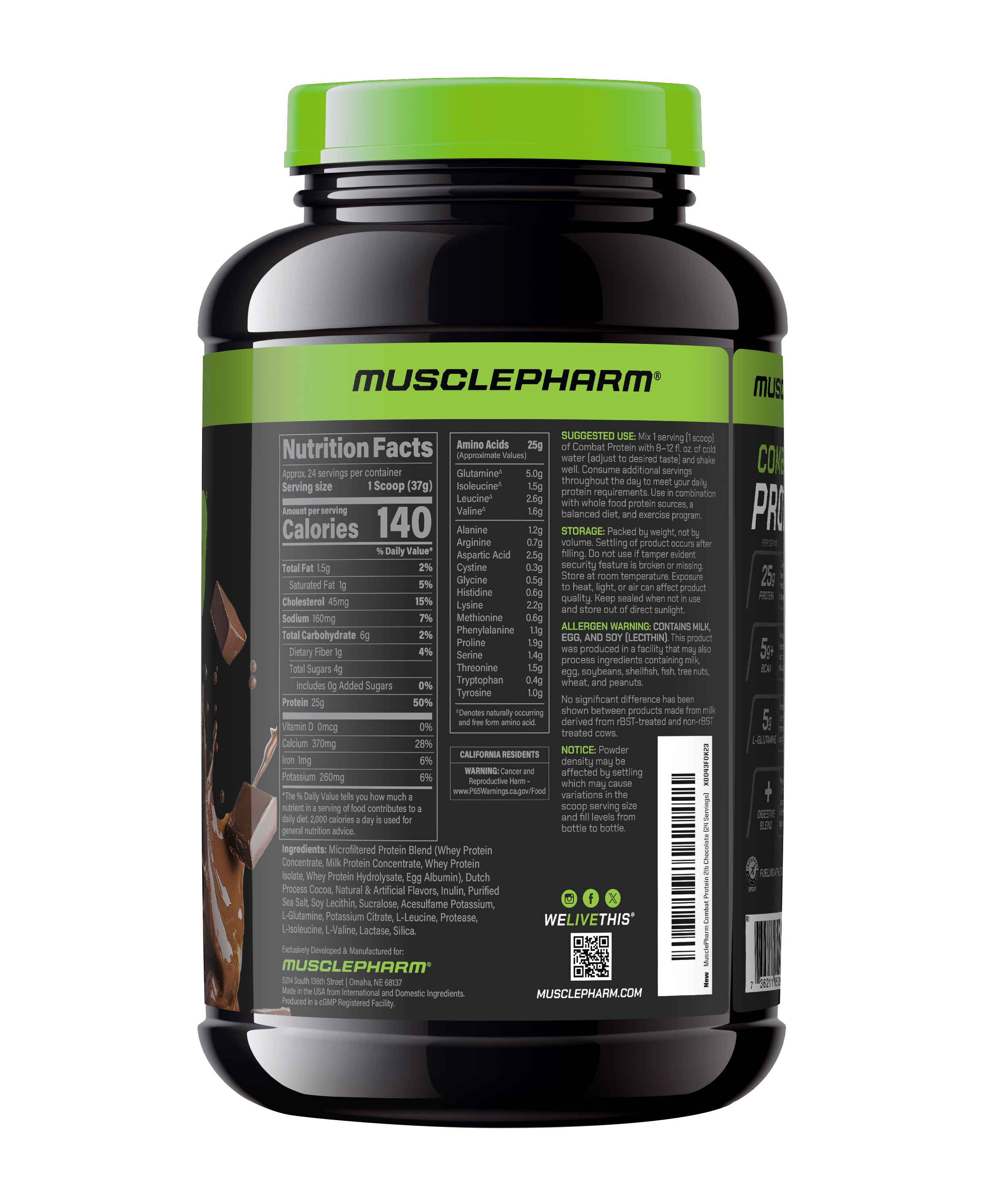 MusclePharm Combat Protein - Chocolate Milk