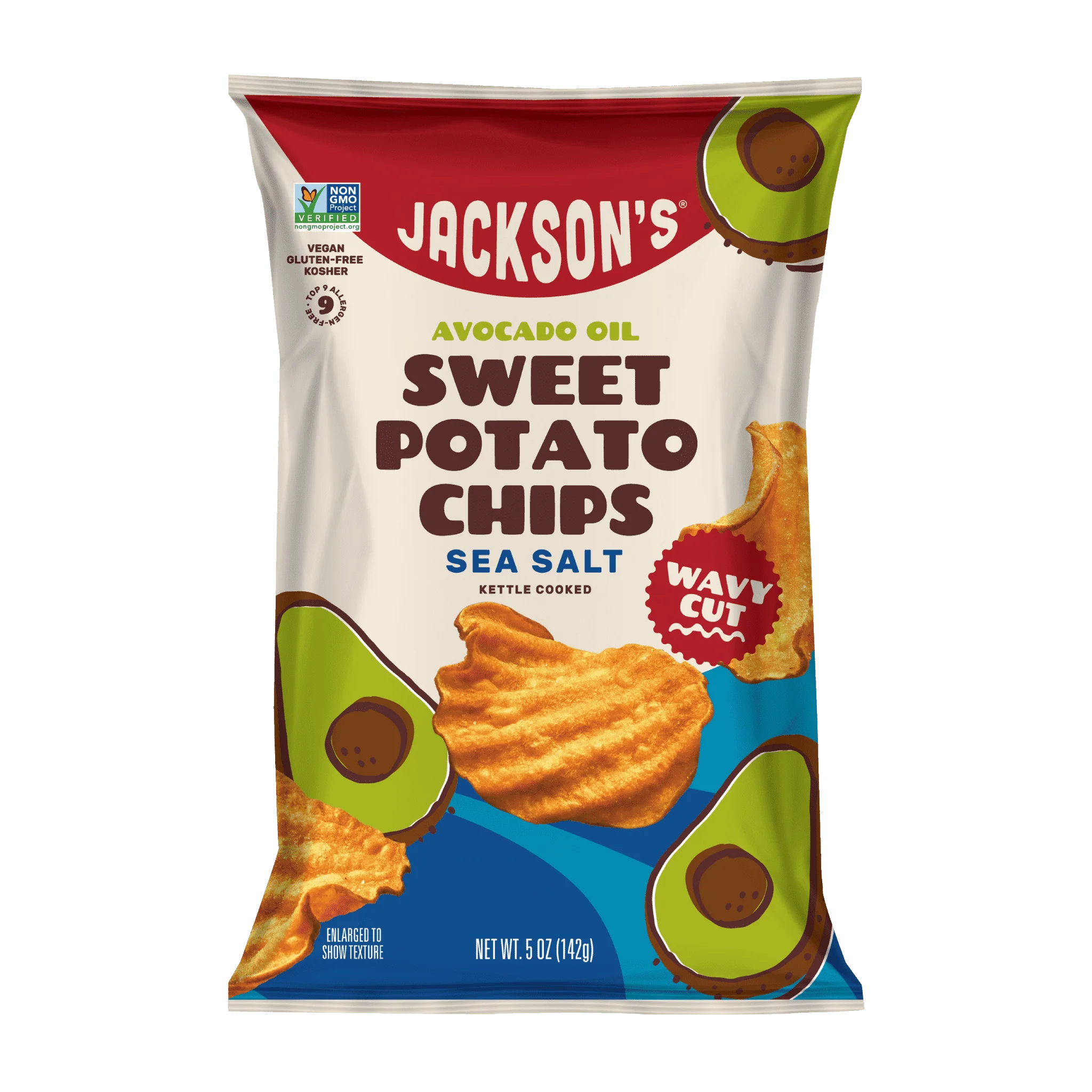 Jackson's Wavy Sea Salt Sweet Potato Chips