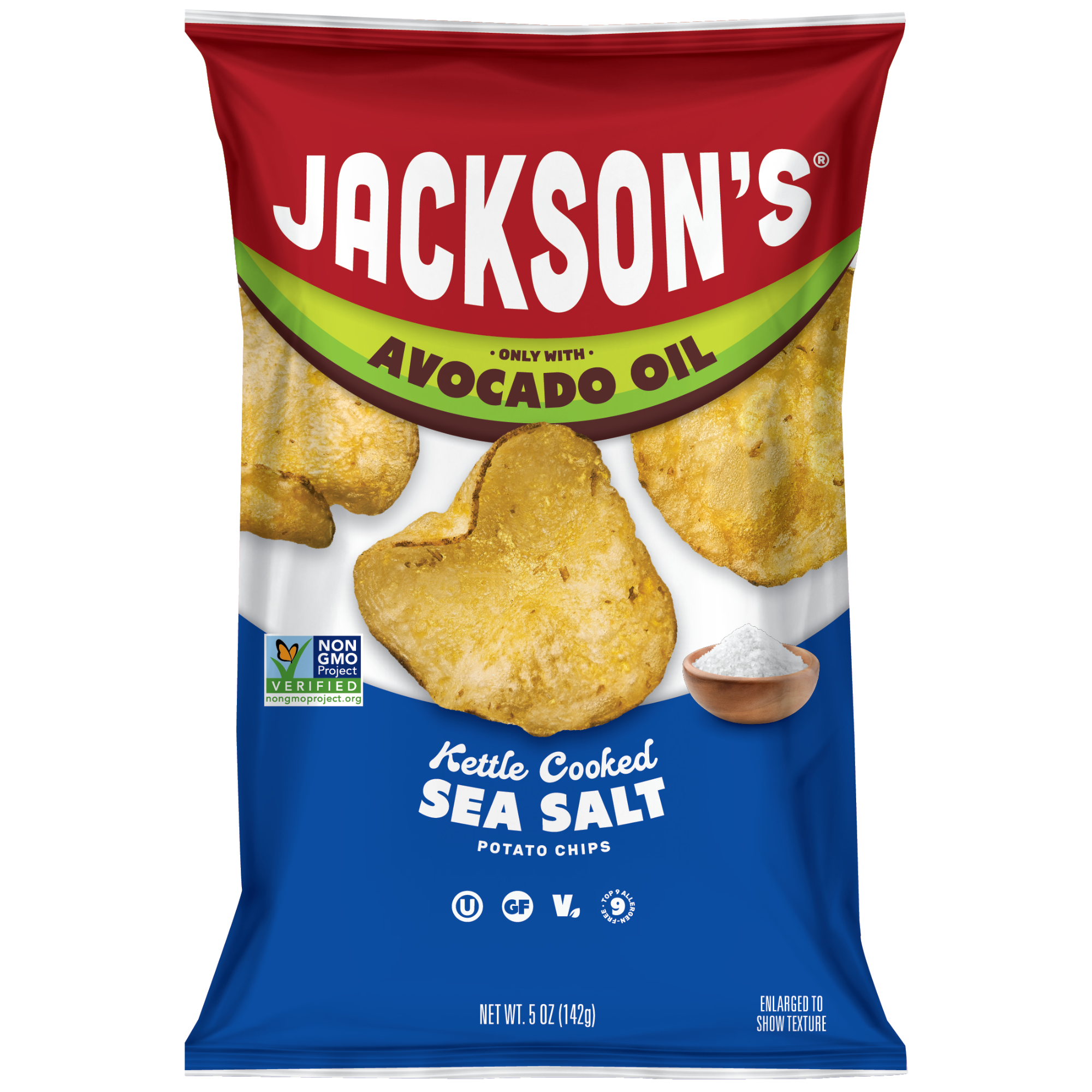 Jackson's Kettle Cooked Sea Salt Potato Chips