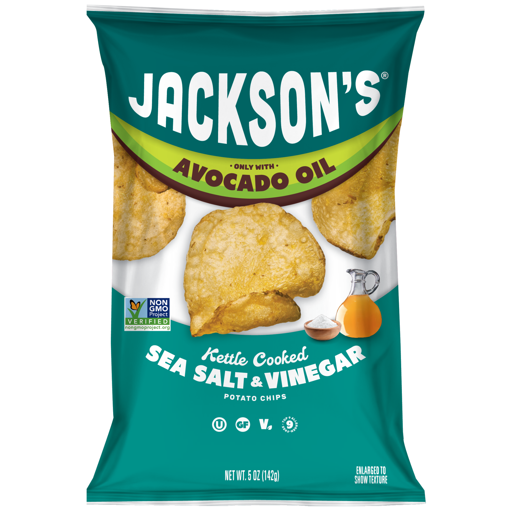 Jackson's Kettle Cooked Salt & Vinegar Potato Chips