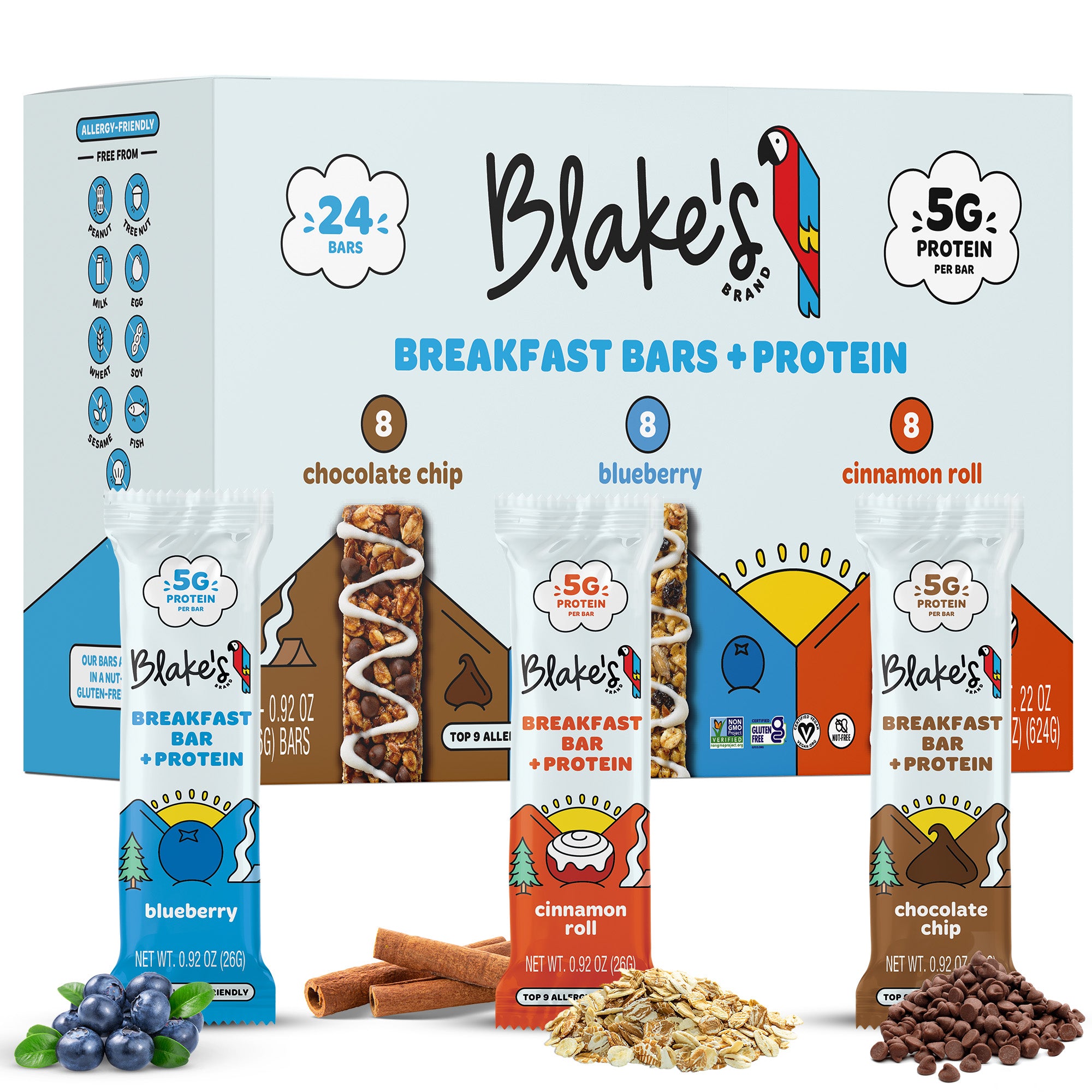 Blake's Breakfast Bar Variety Pack (24 Count)