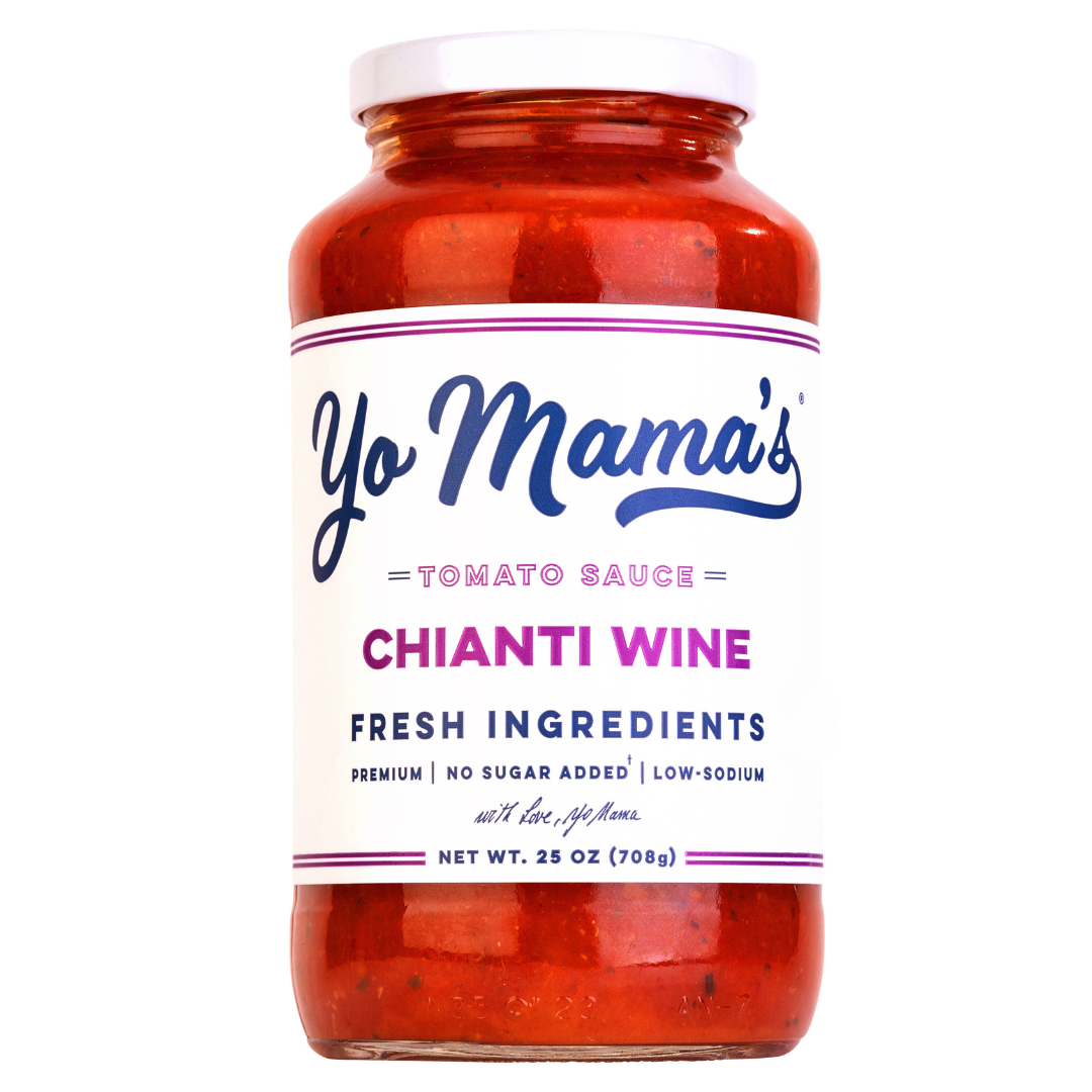 Yo Mama's Chianti Wine Tomato Sauce (25 Ounce)