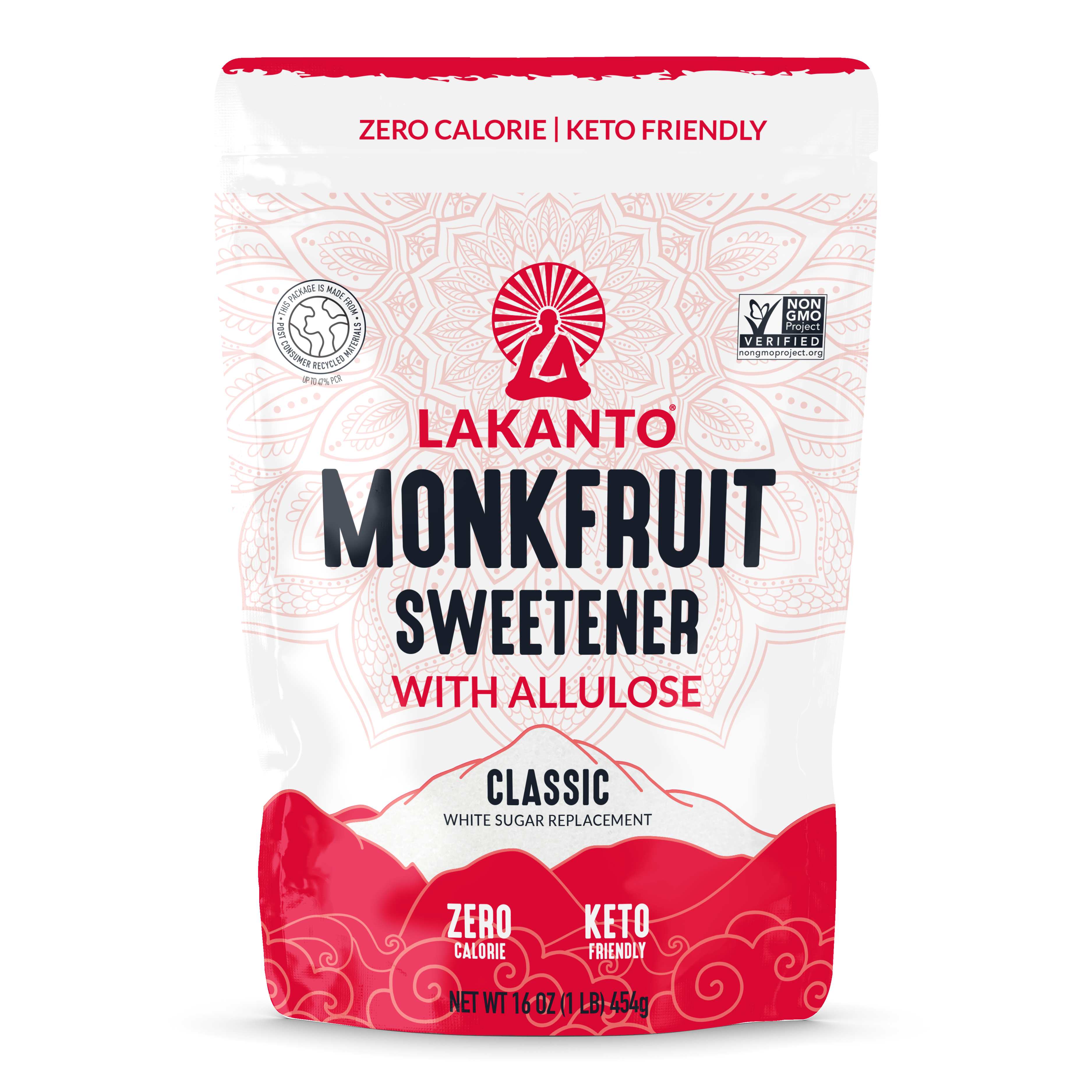 LAKANTO Classic Monk Fruit Sweetener with Allulose