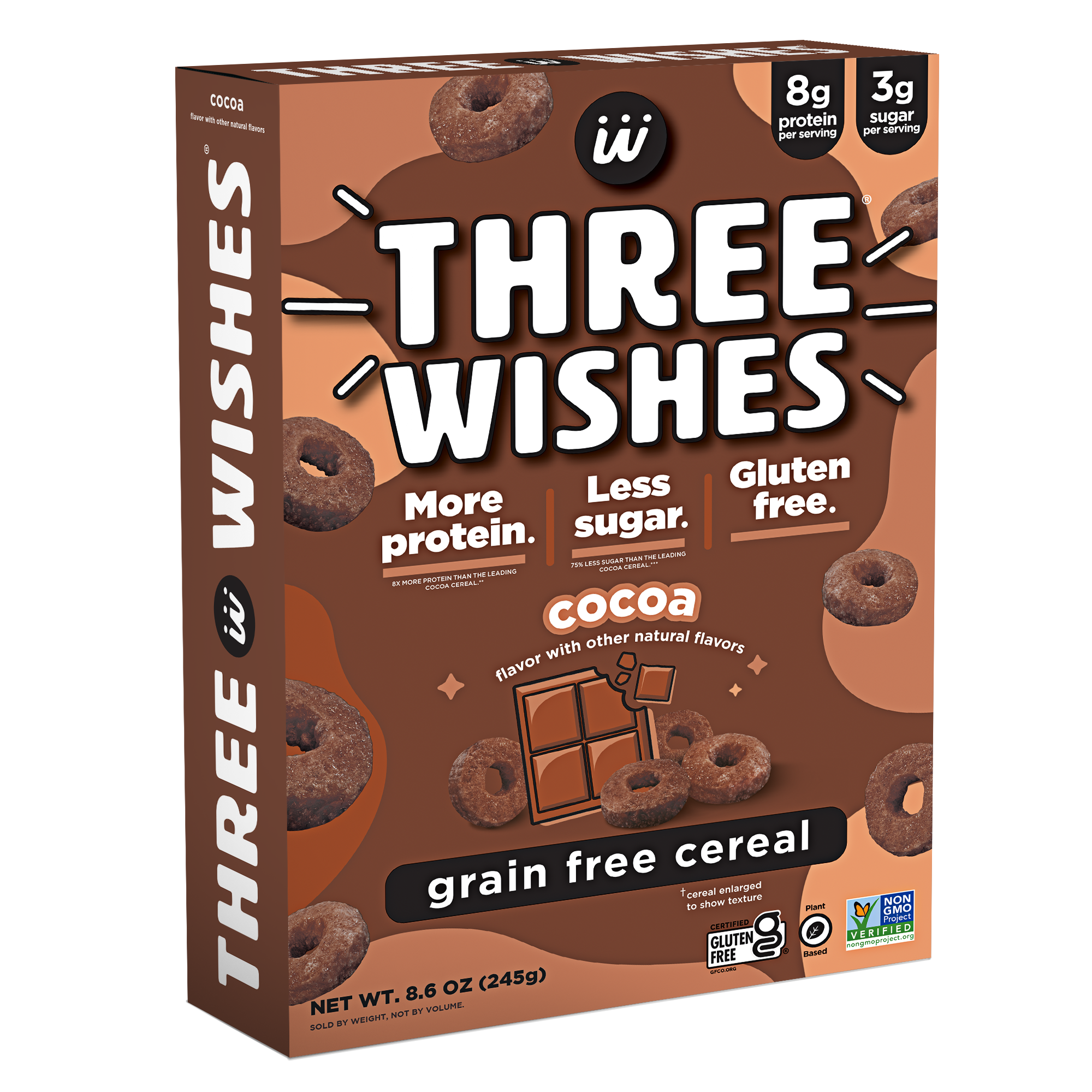 Three Wishes Grain Free Cereal Cocoa