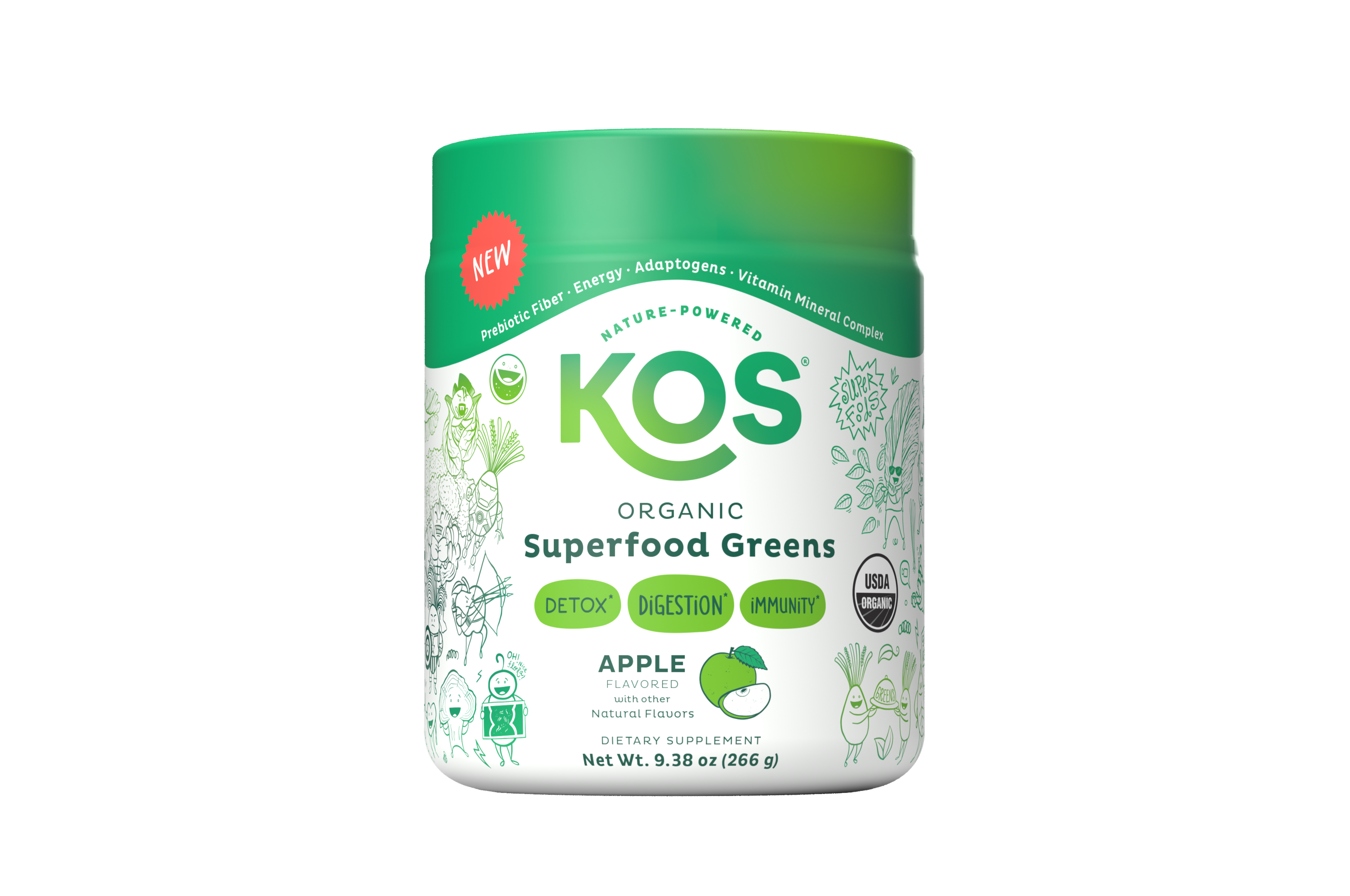 KOS Superfood Greens - Apple
