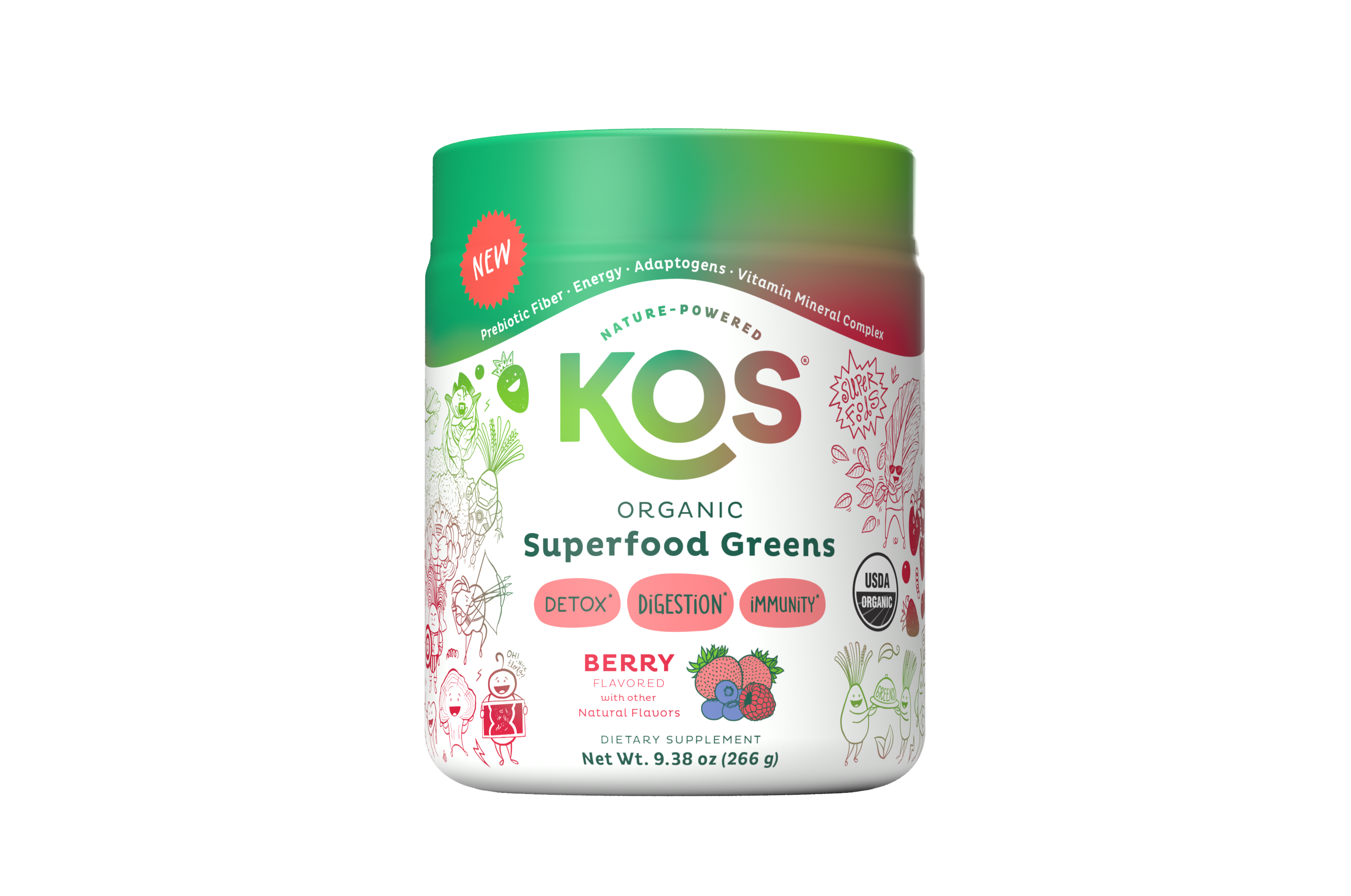 KOS Superfood Greens - Berry