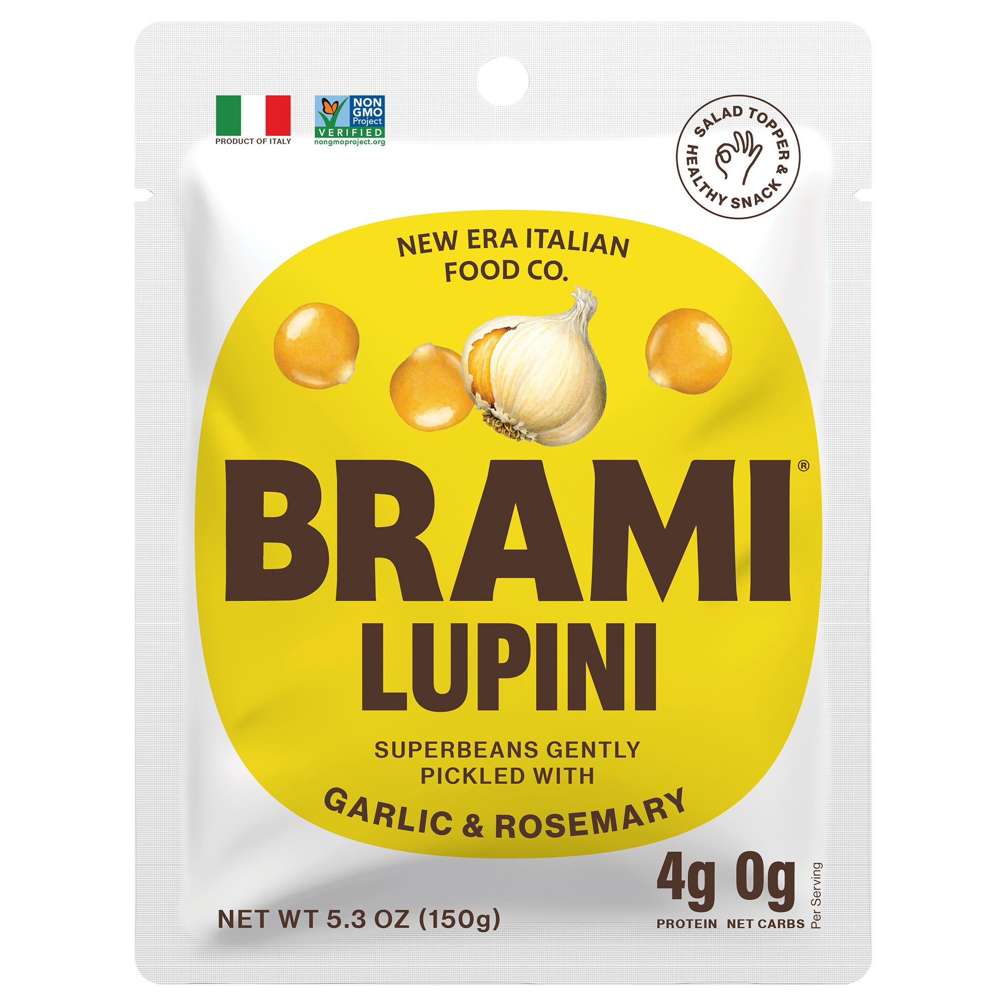 Brami Garlic and Rosemary Lupini Beans