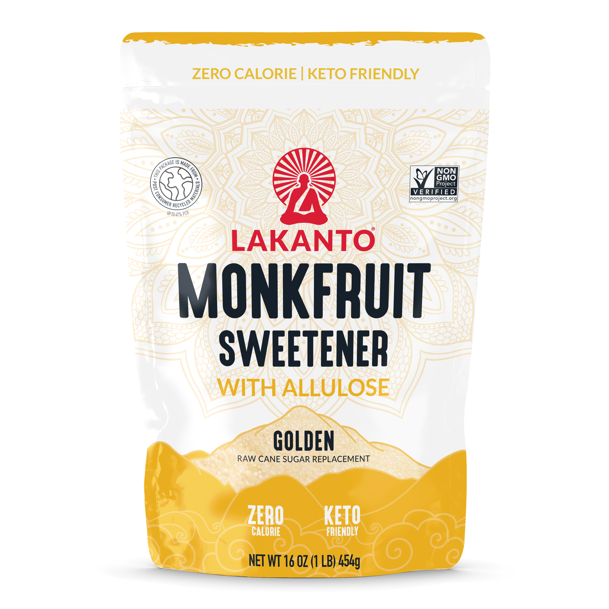 LAKANTO Golden Monk Fruit Sweetener with Allulose