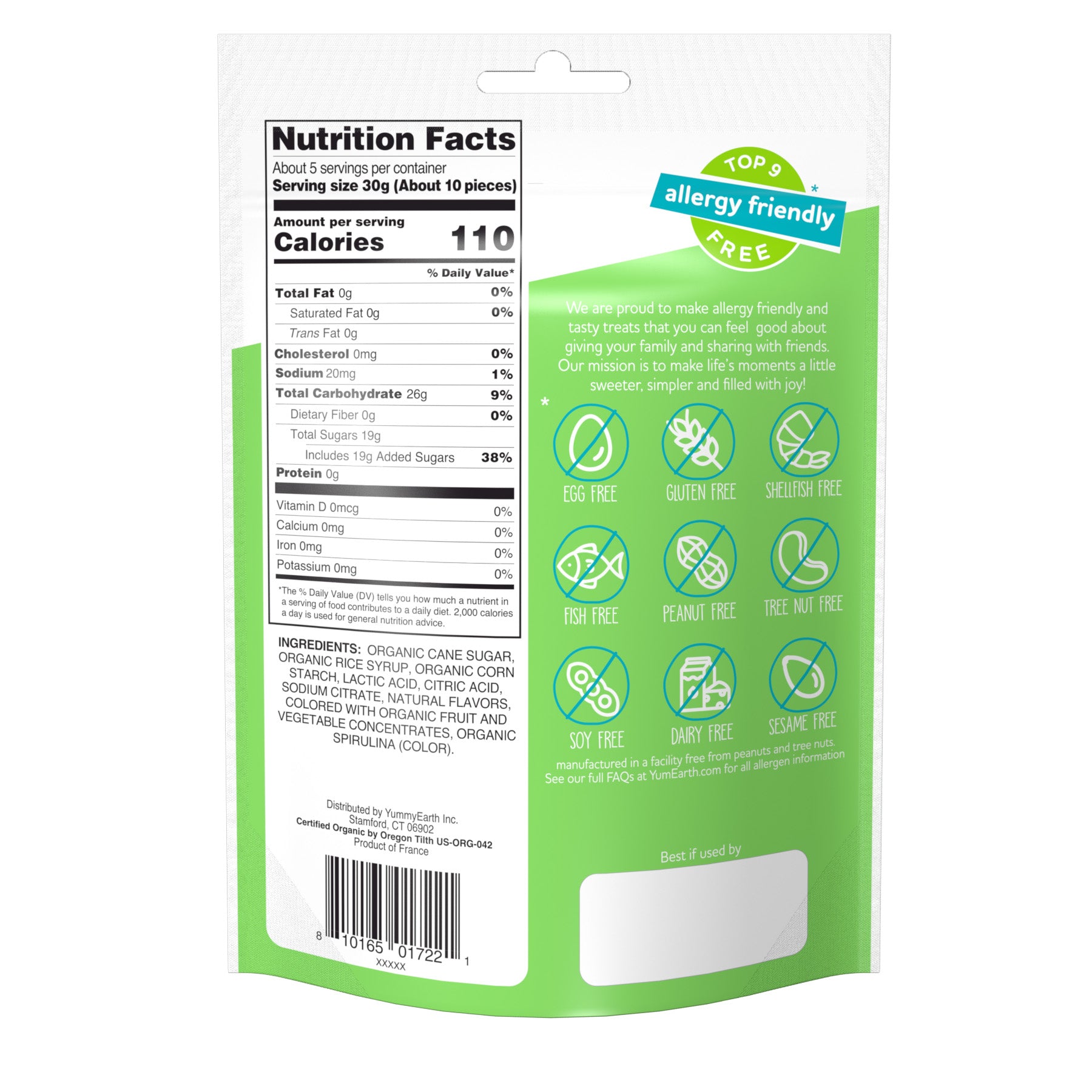 YumEarth Organic Sour Littles Resealable Bag (5 Ounces)