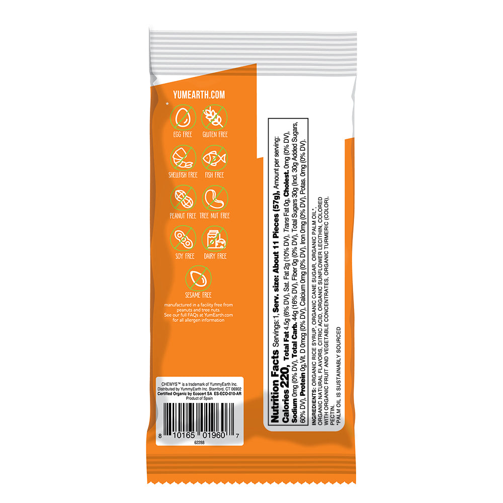 YumEarth Organic Chewys Snack Packs (12 Count)