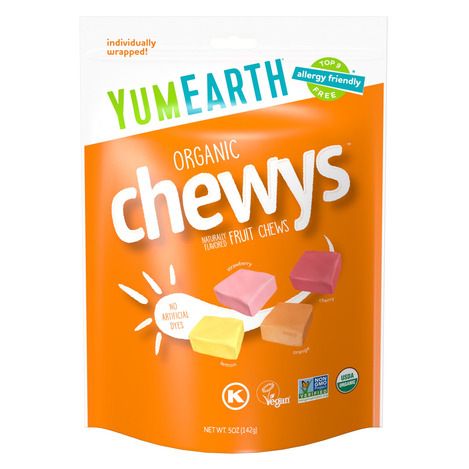 YumEarth Organic Chewys Resealable Bag (5 Ounces)