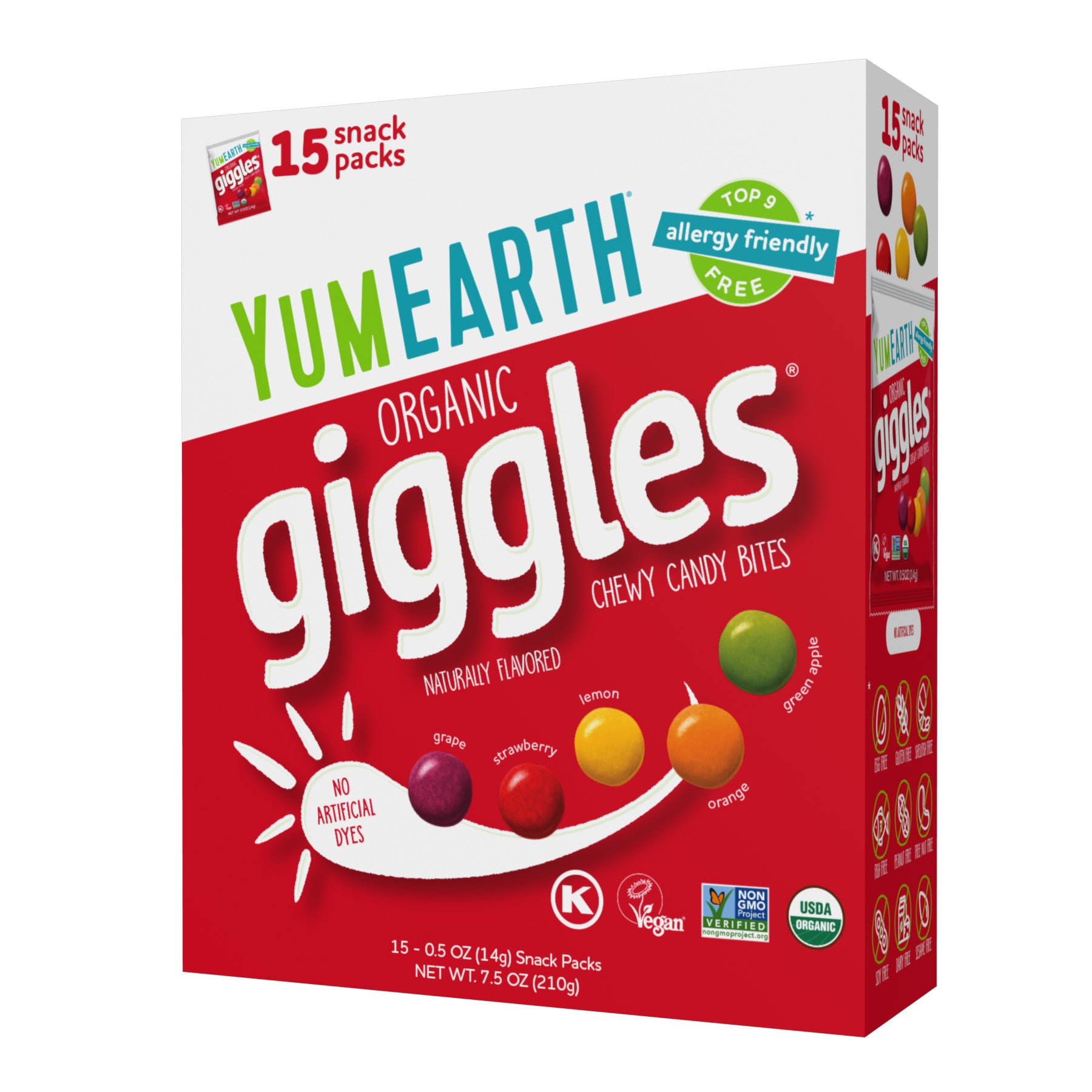 YumEarth Organic Giggles Snack Packs (15 Count)