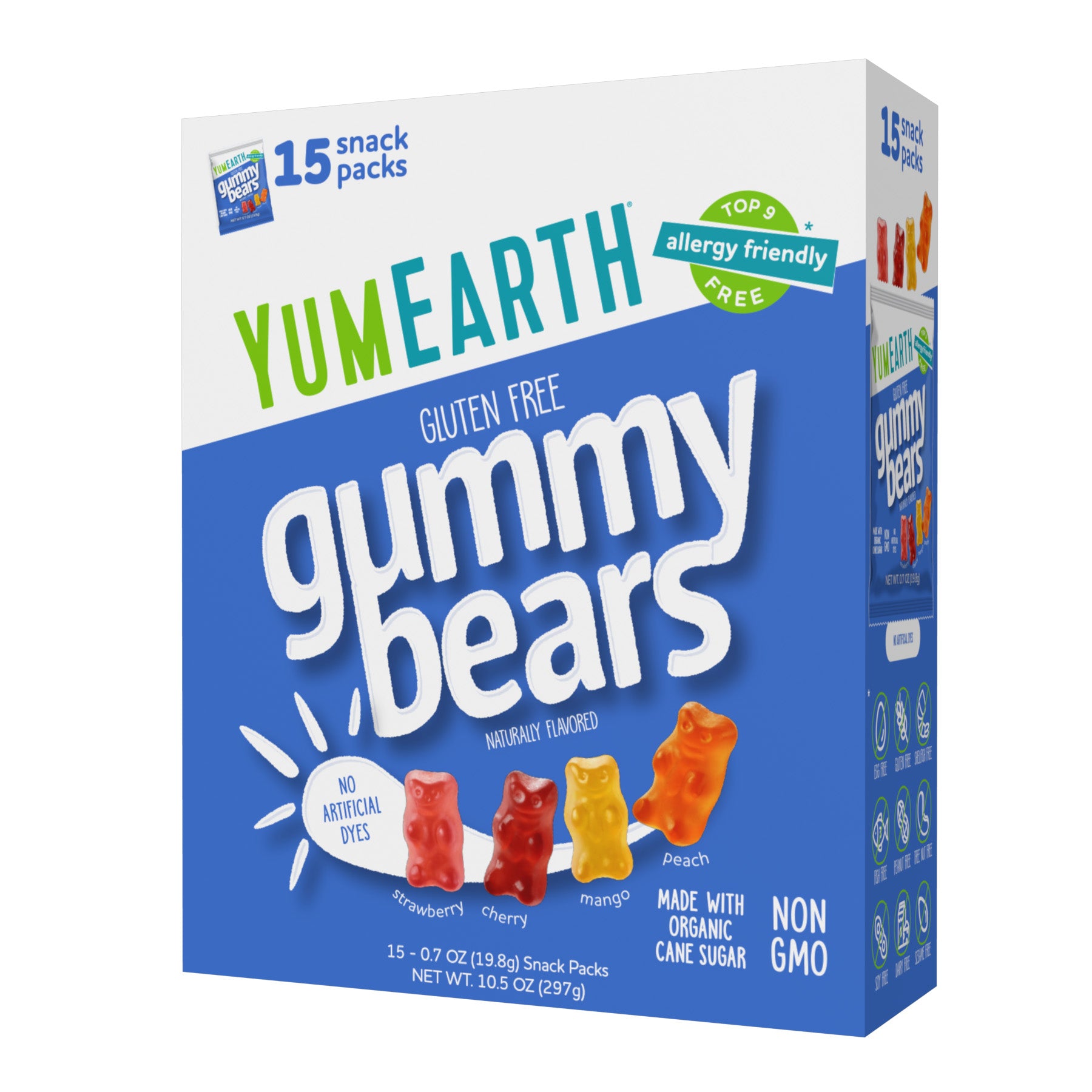 YumEarth Gummy Bears Snack Packs (15 Count)
