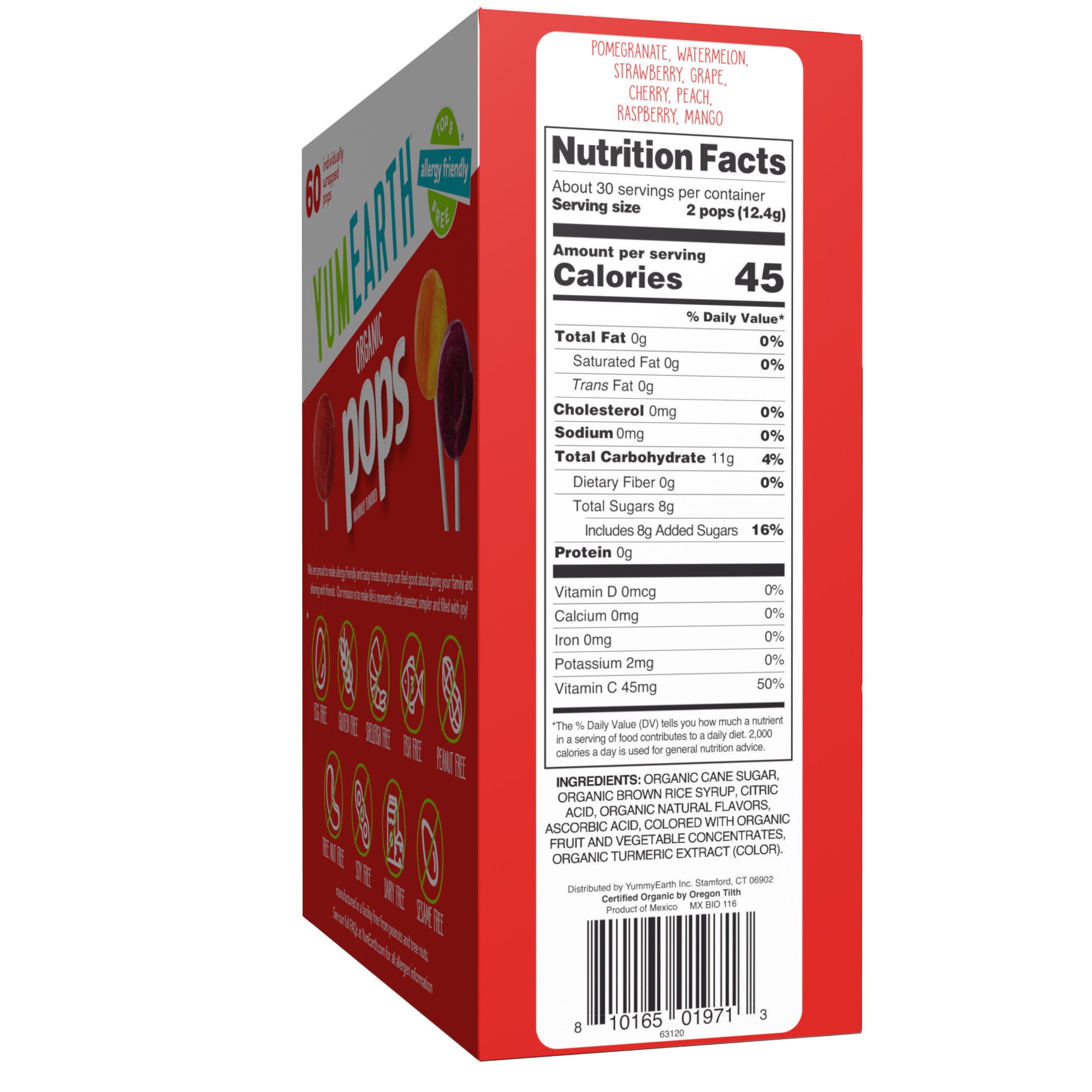 YumEarth Organic Lollipops (60 Count)