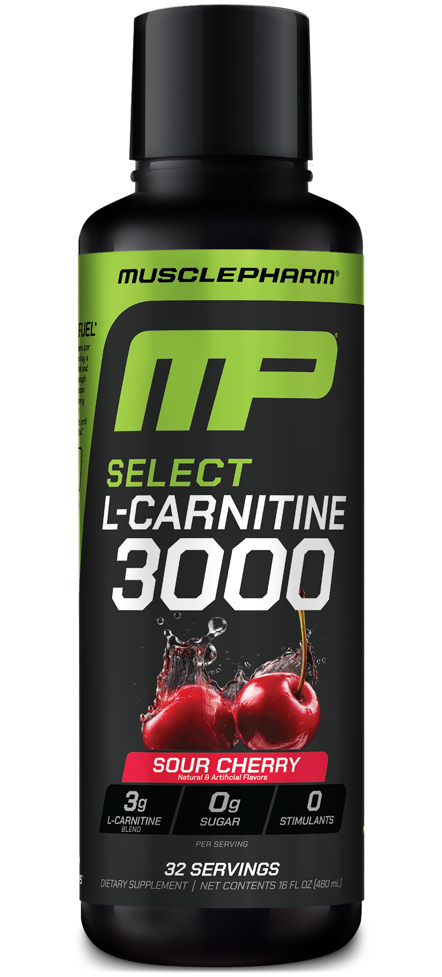 MusclePharm Liquid L-Carnitine 3000 - Sour Cherry