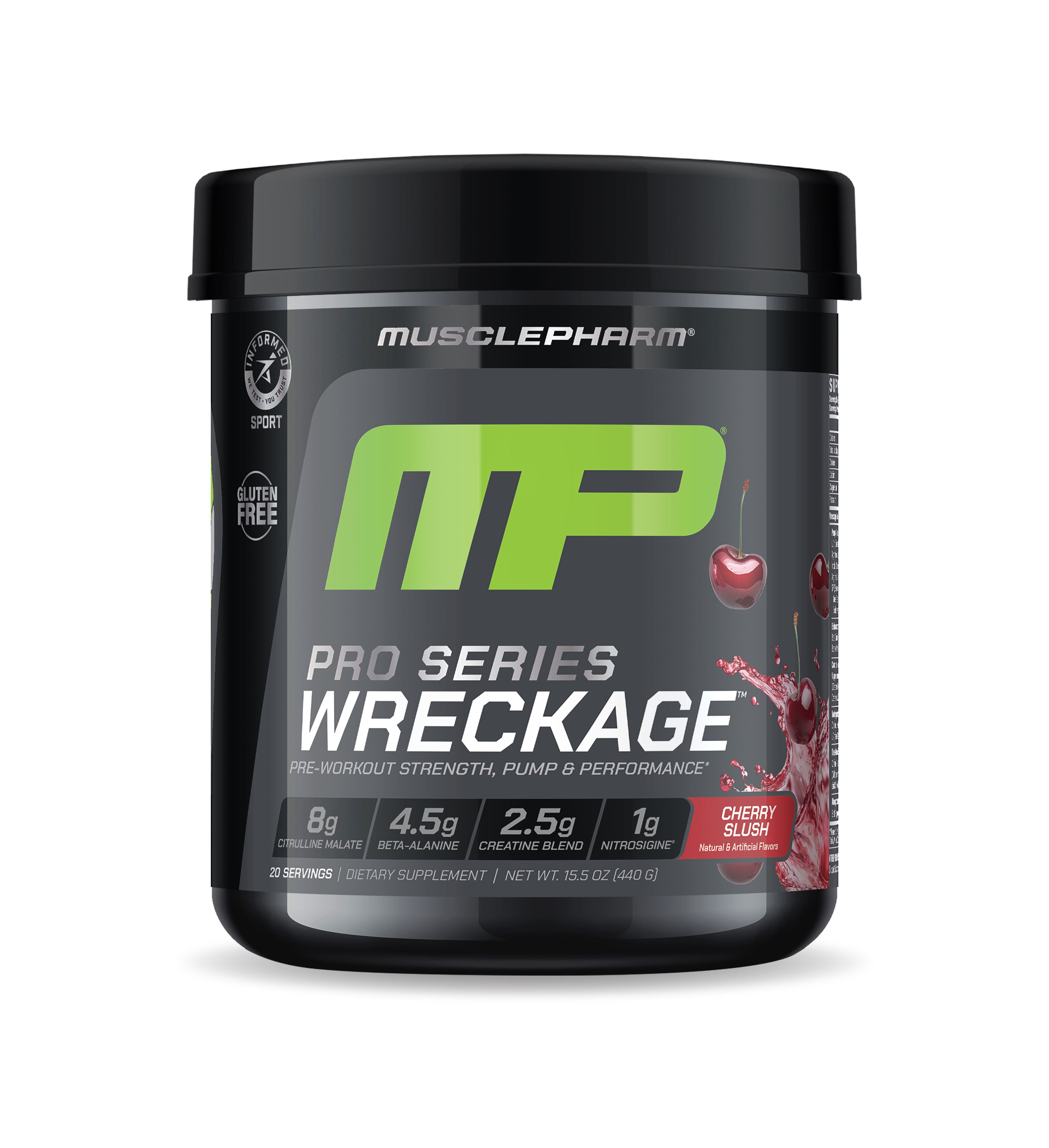 MusclePharm Pro Wreckage Preworkout - Cherry Slush