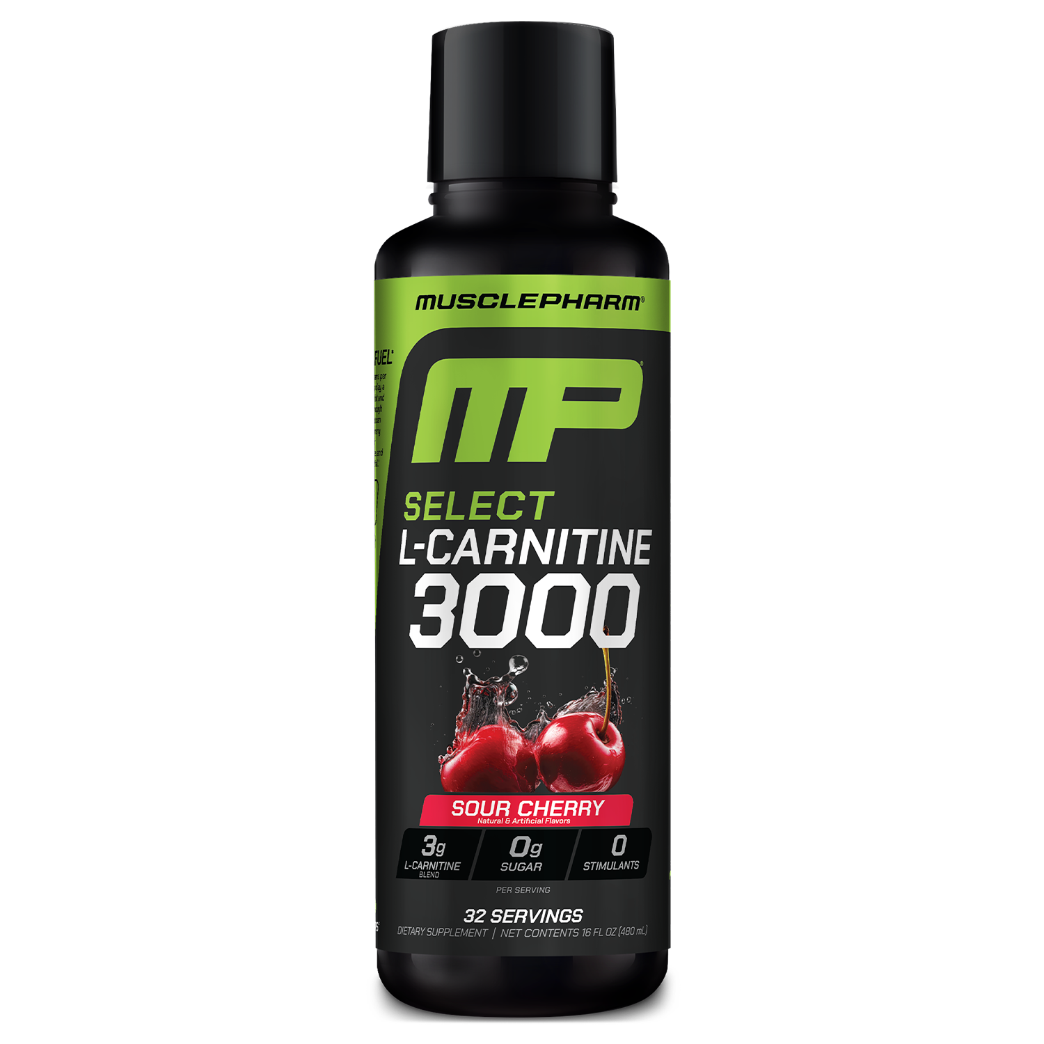 MusclePharm Liquid L-Carnitine 3000 - Sour Cherry