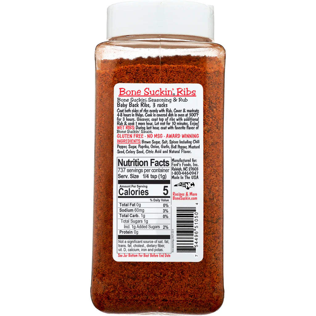 Bone Suckin' Bulk Original Seasoning and Rub (26 Ounces)