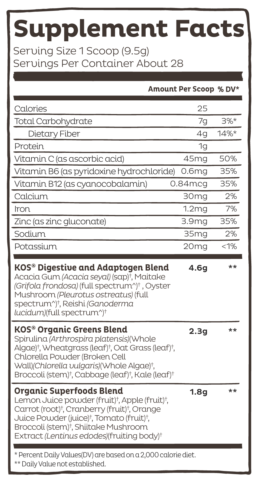 KOS Superfood Greens - Berry