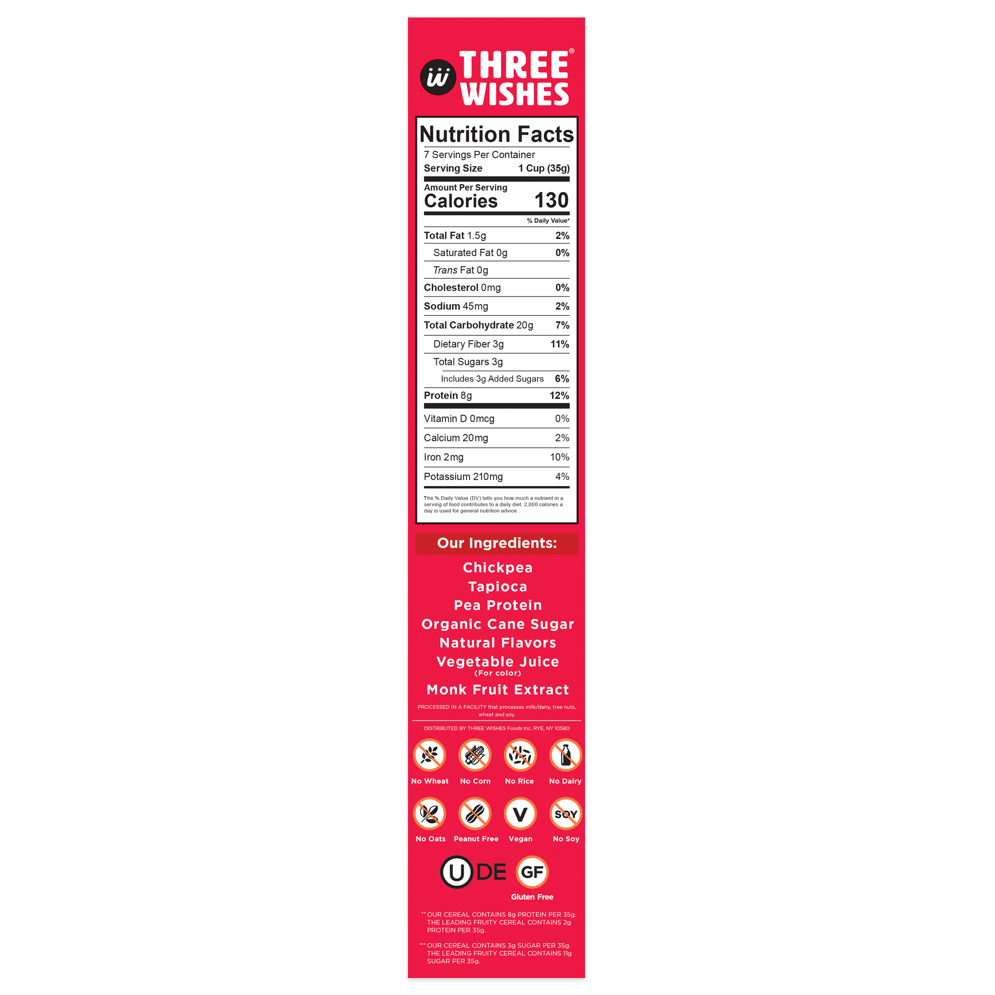 Three Wishes Grain Free Cereal Fruity