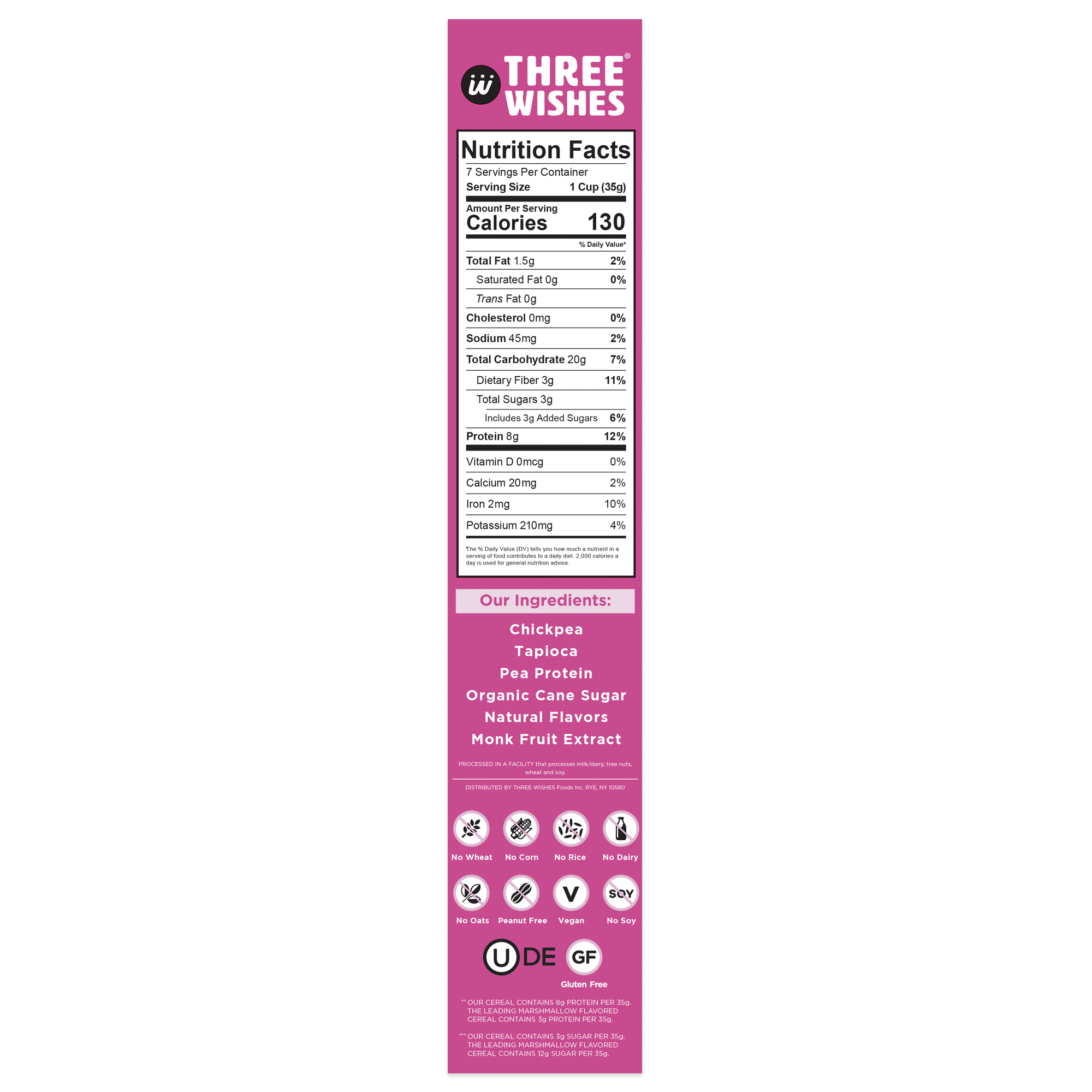 Three Wishes Grain free Cereal Marshmallow