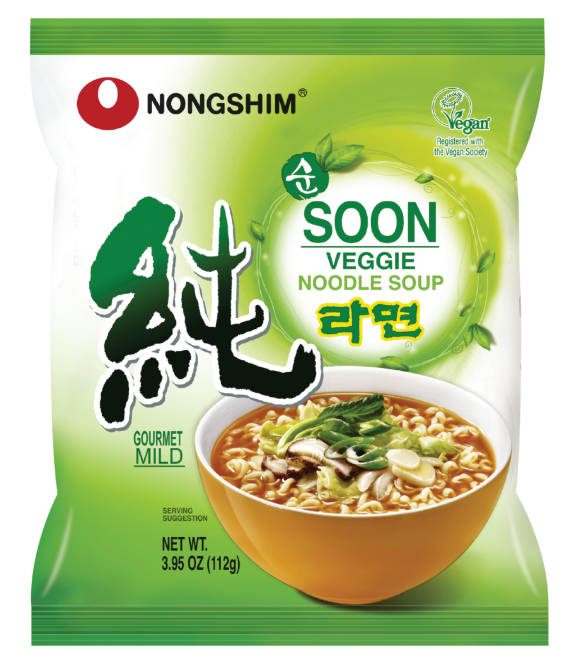 Nongshim Soon Veggie Noodles 4 Pack