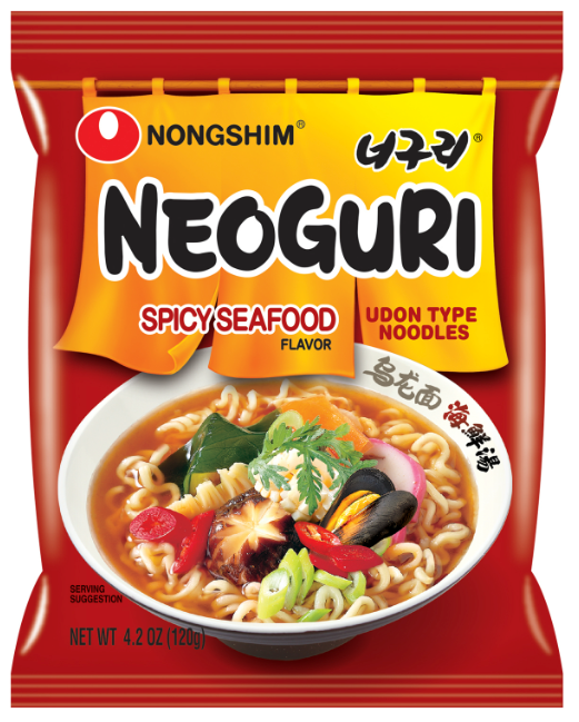 Nongshim Neoguri Spicy Seafood Noodles 4 Pack