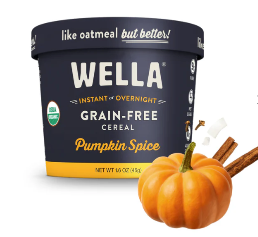 Wella Grain Free Pumpkin Spice Cereal Cups (8 Pack)