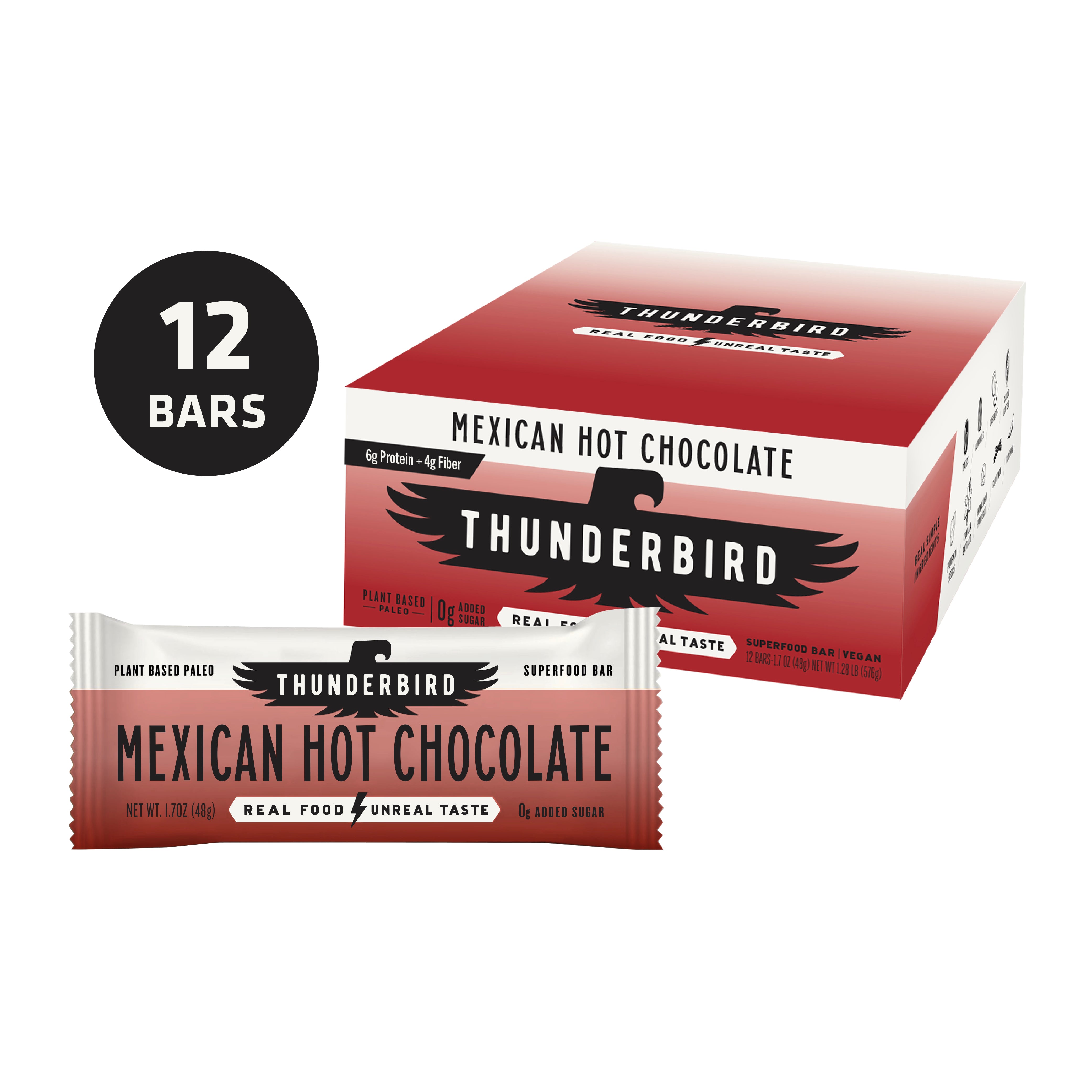Thunderbird Mexican Hot Chocolate Snack Bar (12 Count)