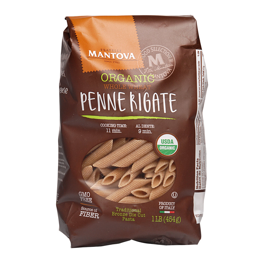Mantova Organic Whole Wheat Penne