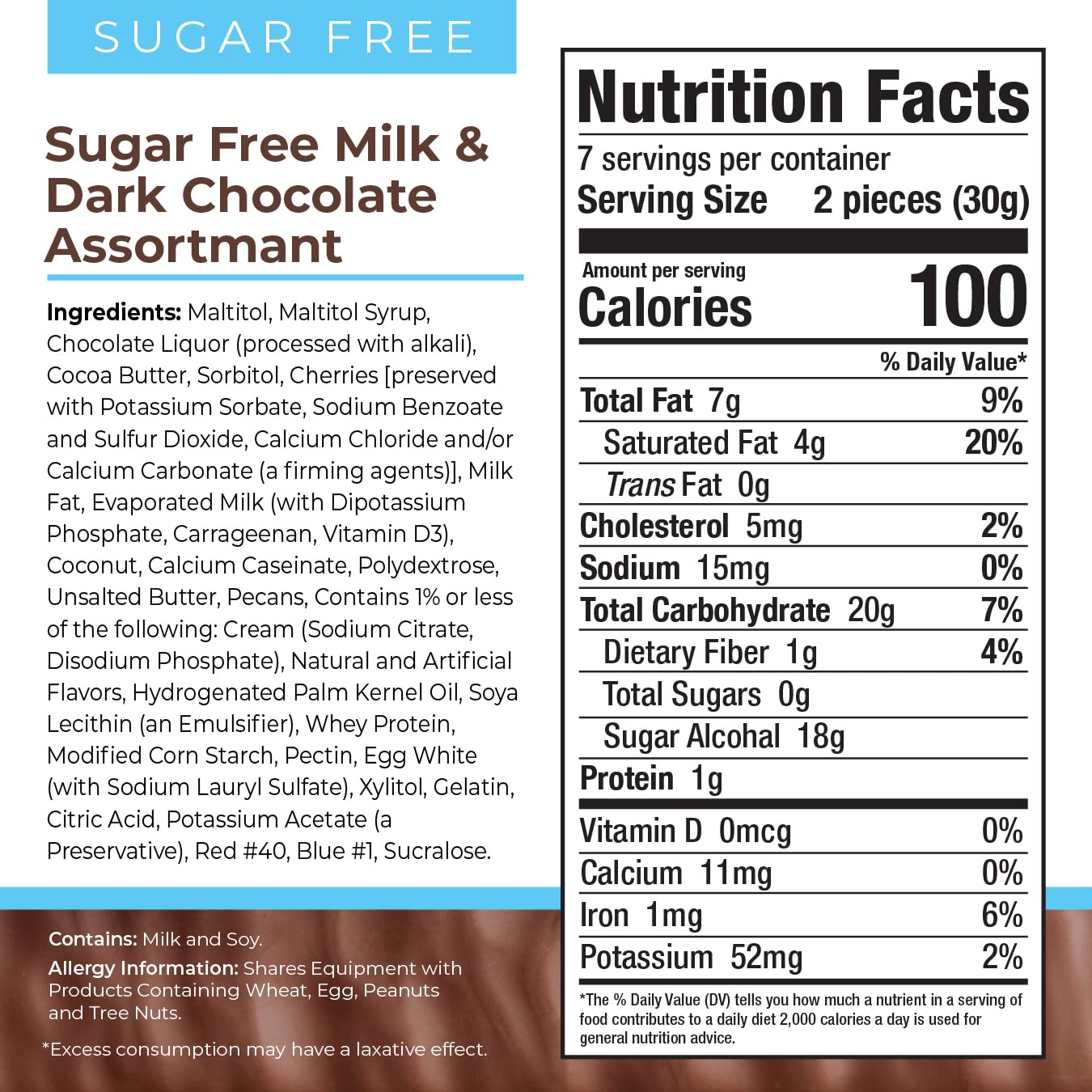 Asher's Chocolates Sugar Free Assortment 8oz